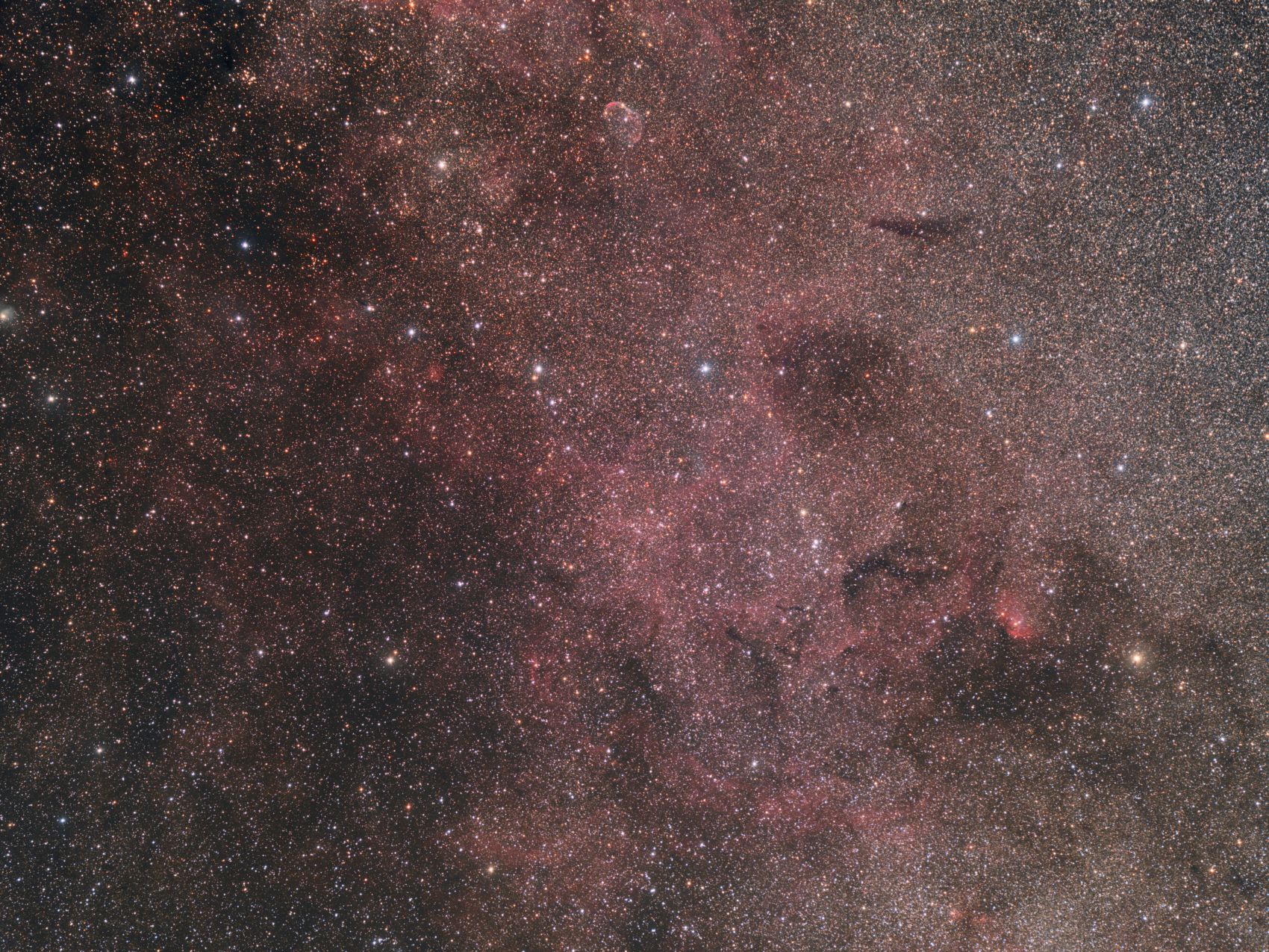 WR 134 - Cygnus Region - LRGB - Weitfeld