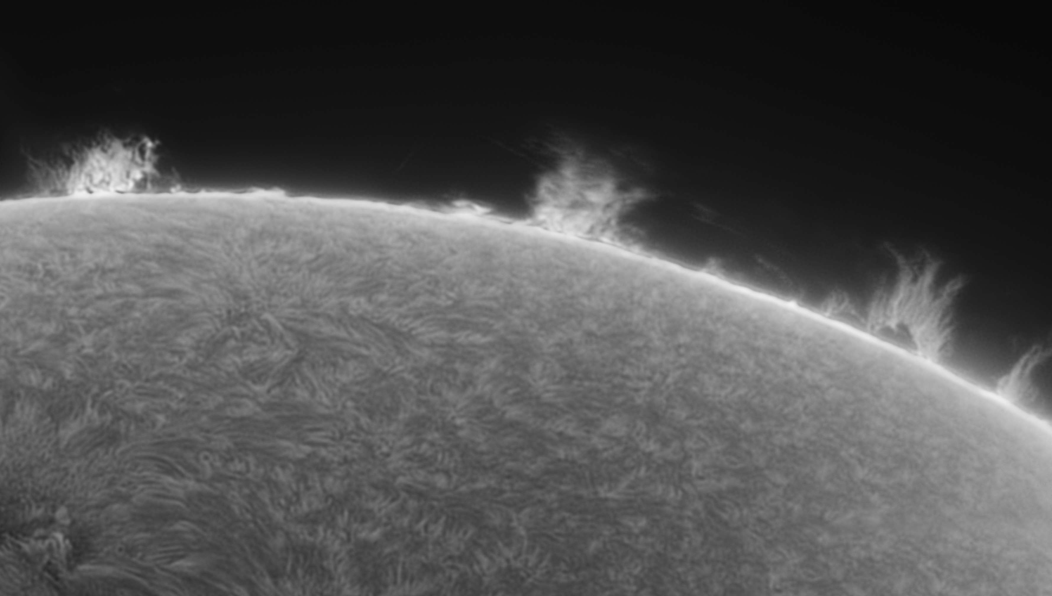 Sonne Hα 22.05.2022 - inverted